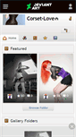 Mobile Screenshot of corset-love.deviantart.com