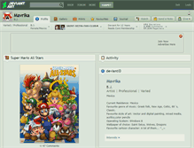 Tablet Screenshot of mavrika.deviantart.com
