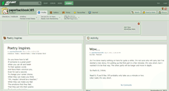 Desktop Screenshot of paperbackbook385.deviantart.com