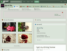 Tablet Screenshot of dar-al-7ay.deviantart.com