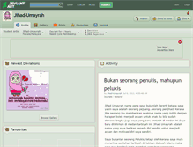 Tablet Screenshot of jihad-umayrah.deviantart.com