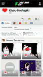 Mobile Screenshot of kiyou-hoshigaki.deviantart.com