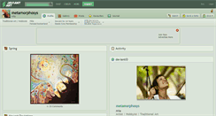 Desktop Screenshot of metamorphosys.deviantart.com