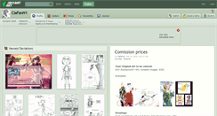 Desktop Screenshot of clafann1.deviantart.com