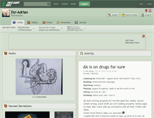 Tablet Screenshot of dsr-adrian.deviantart.com