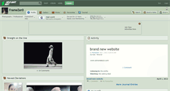 Desktop Screenshot of framezer0.deviantart.com