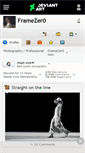 Mobile Screenshot of framezer0.deviantart.com