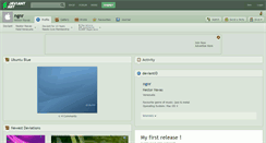 Desktop Screenshot of ngnr.deviantart.com