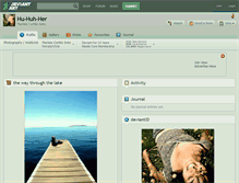 Tablet Screenshot of hu-huh-her.deviantart.com
