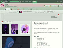 Tablet Screenshot of mkgpro.deviantart.com