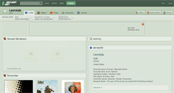 Desktop Screenshot of leonada.deviantart.com