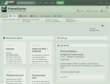 Tablet Screenshot of prisonerexpress.deviantart.com