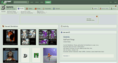 Desktop Screenshot of gemnix.deviantart.com