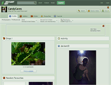 Tablet Screenshot of candycaves.deviantart.com