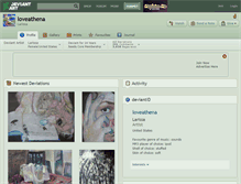Tablet Screenshot of loveathena.deviantart.com