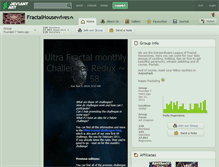 Tablet Screenshot of fractalhousewives.deviantart.com