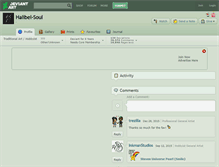 Tablet Screenshot of halibel-soul.deviantart.com