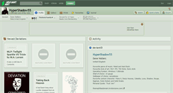 Desktop Screenshot of hypershadow55.deviantart.com
