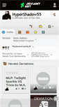 Mobile Screenshot of hypershadow55.deviantart.com