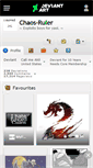 Mobile Screenshot of chaos-ruler.deviantart.com