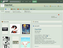 Tablet Screenshot of chaos-ruler.deviantart.com