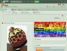 Tablet Screenshot of holls.deviantart.com