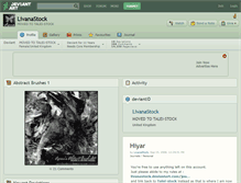 Tablet Screenshot of livanastock.deviantart.com