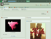 Tablet Screenshot of katheebah.deviantart.com