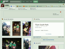 Tablet Screenshot of luaaa.deviantart.com