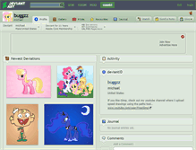 Tablet Screenshot of buggzz.deviantart.com