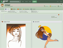 Tablet Screenshot of jesteppi.deviantart.com
