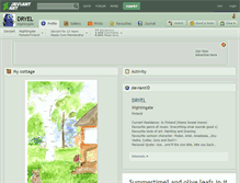Tablet Screenshot of dryel.deviantart.com