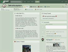 Tablet Screenshot of dark-arts-asylum.deviantart.com