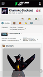 Mobile Screenshot of khamykc-blackout.deviantart.com