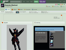 Tablet Screenshot of khamykc-blackout.deviantart.com