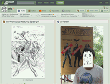 Tablet Screenshot of cric.deviantart.com