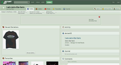 Desktop Screenshot of i-am-zero-the-hero.deviantart.com