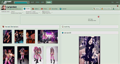 Desktop Screenshot of carlainfekt.deviantart.com