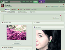 Tablet Screenshot of mirjamg.deviantart.com