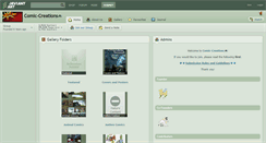 Desktop Screenshot of comic-creations.deviantart.com