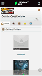 Mobile Screenshot of comic-creations.deviantart.com