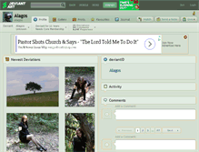 Tablet Screenshot of alagos.deviantart.com