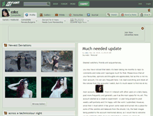 Tablet Screenshot of cdcc.deviantart.com