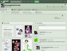 Tablet Screenshot of emreladatheechin-bat.deviantart.com