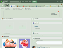 Tablet Screenshot of bigkg3.deviantart.com