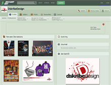 Tablet Screenshot of dskribedesign.deviantart.com