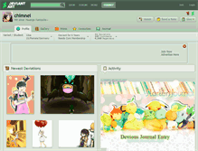 Tablet Screenshot of chimnei.deviantart.com