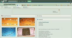 Desktop Screenshot of curious-bead-keeper.deviantart.com
