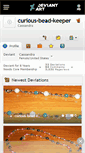 Mobile Screenshot of curious-bead-keeper.deviantart.com