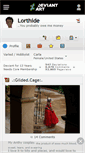Mobile Screenshot of lorthide.deviantart.com